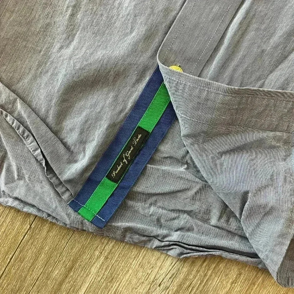 Mens Cavi Blue Button Up Shirt - XL - Picture 4 of 7